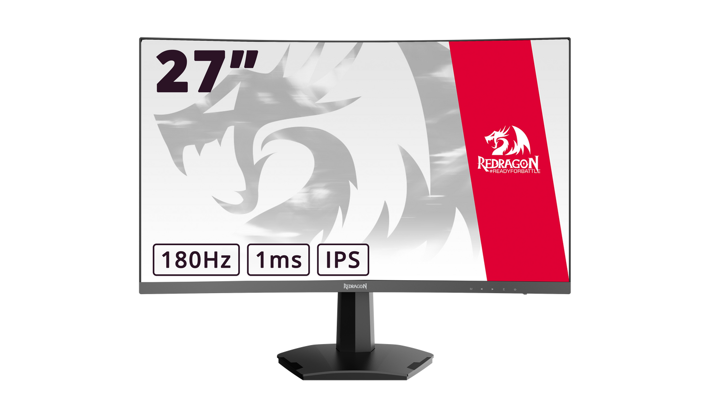 Monitor Redragon AMBER II 27' Curved GM27H10C 180Hz