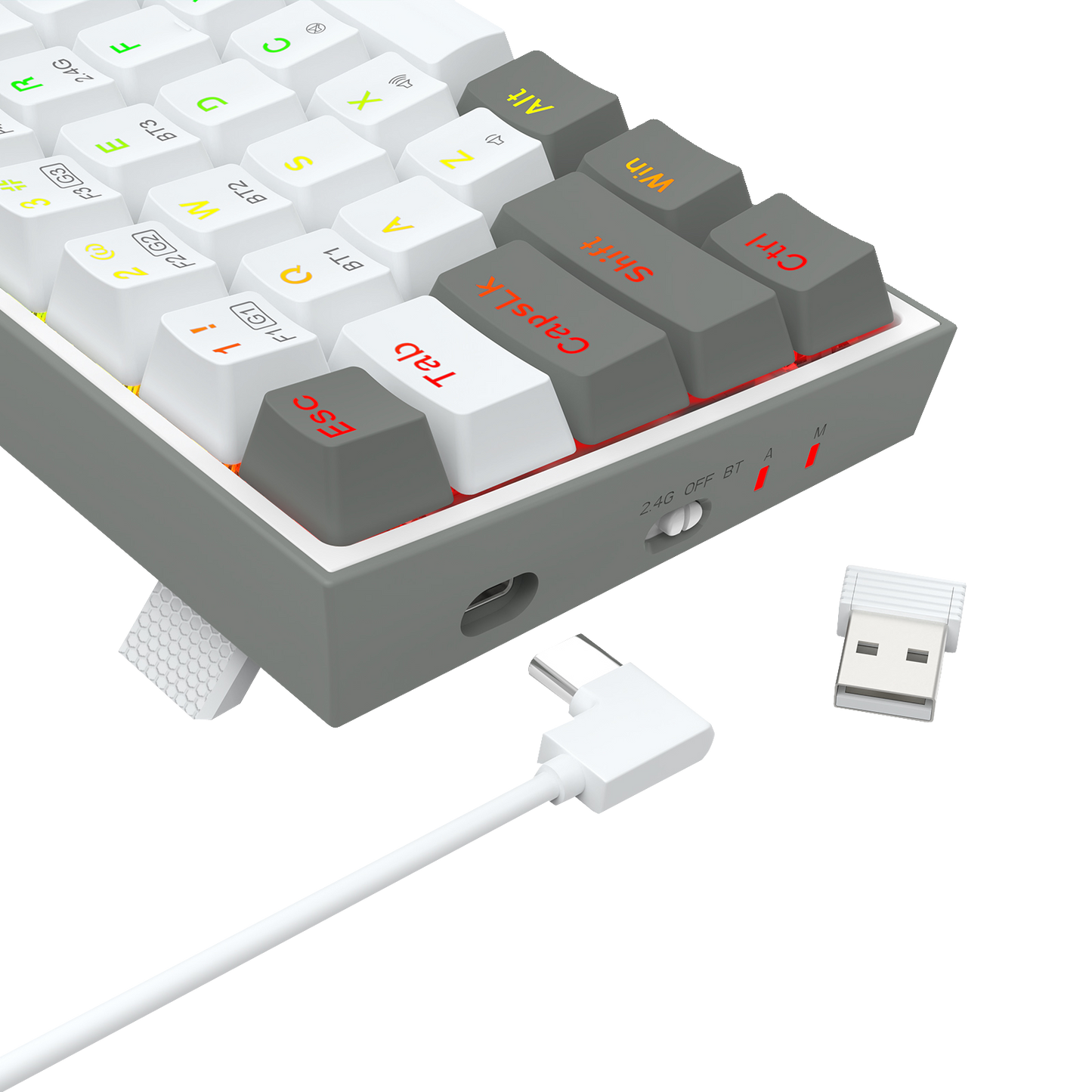 Klawiatura Redragon K631RGB-PRO-WG CASTOR