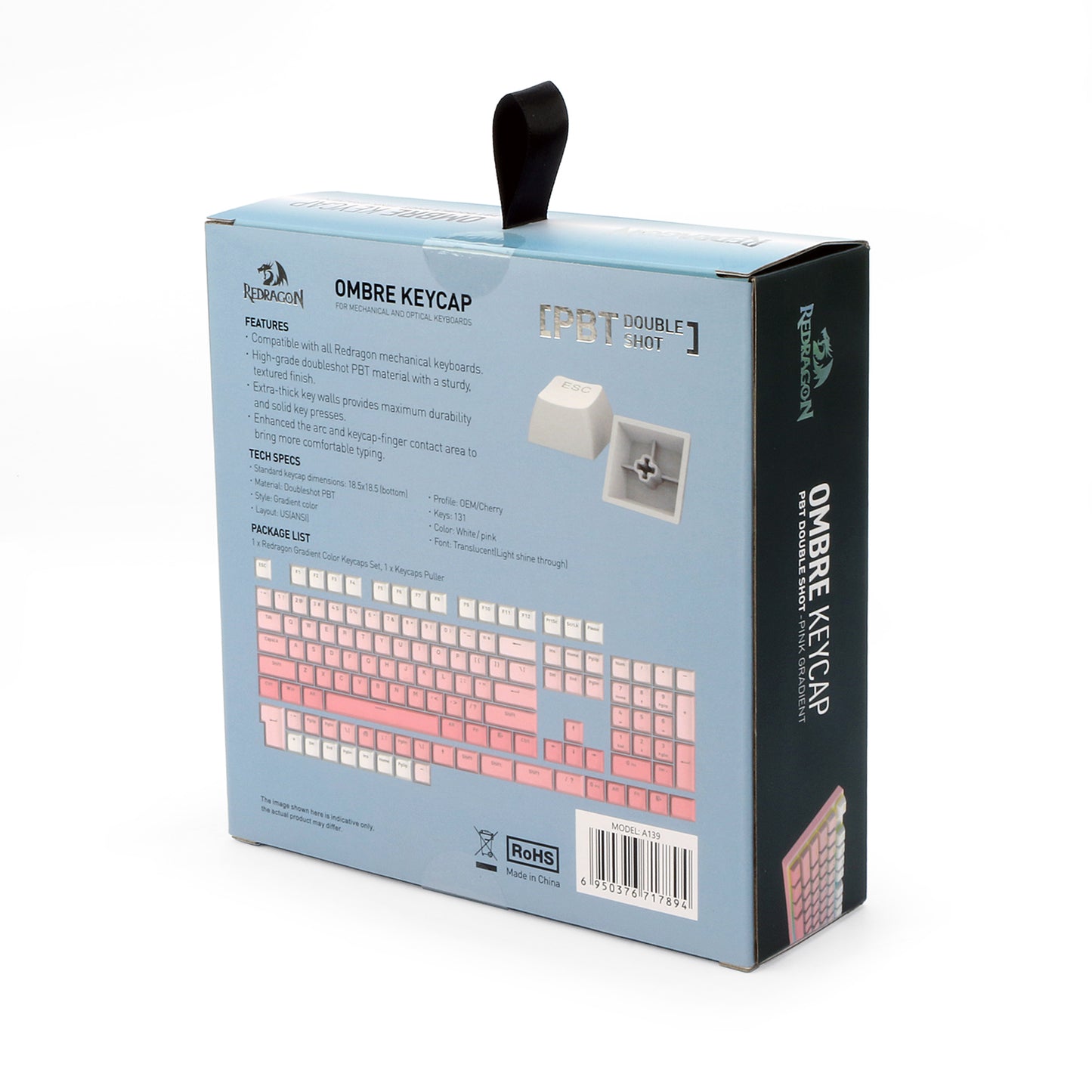 Nakładki na klawisze Redragon A139