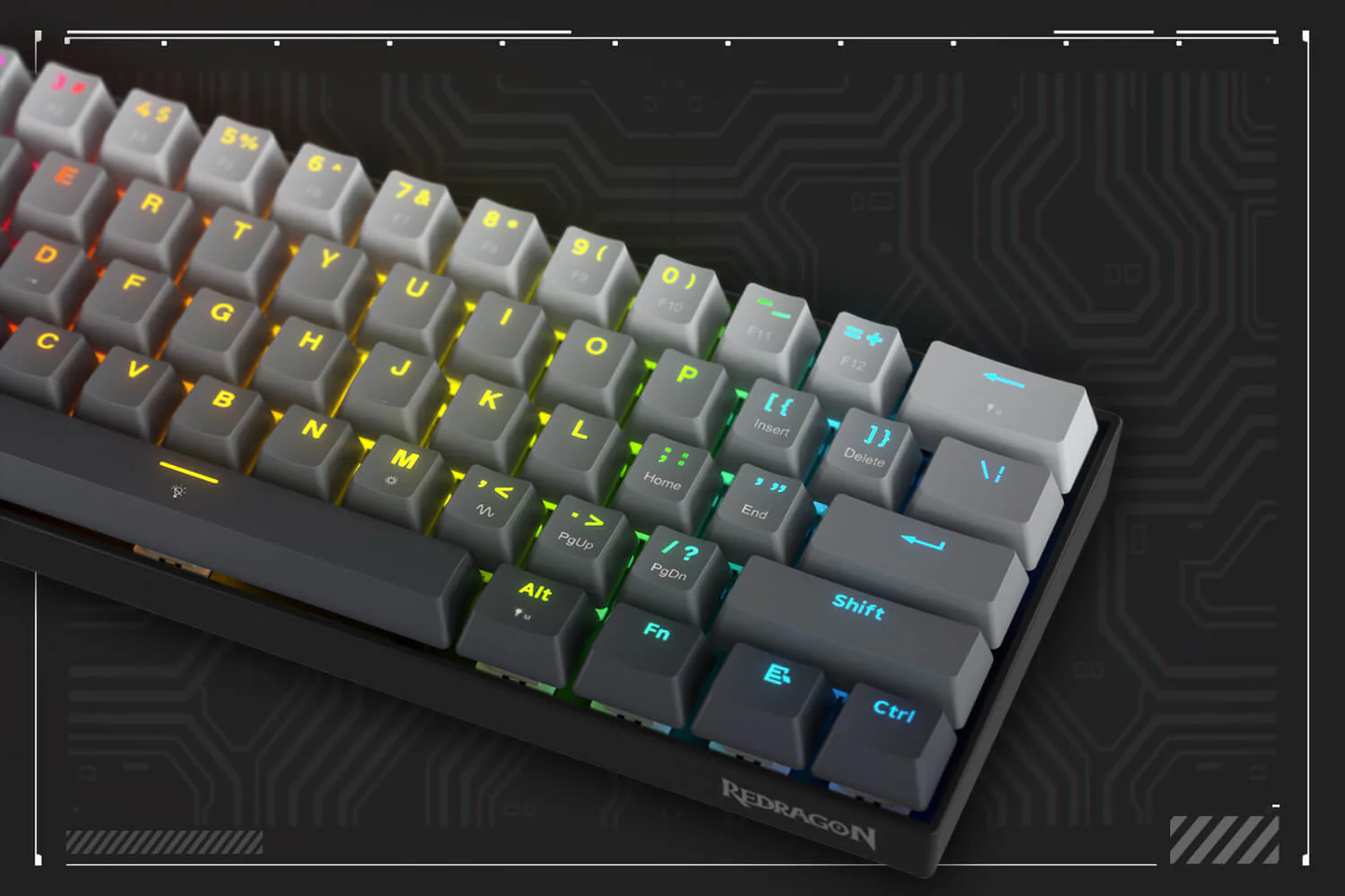 Klawiatura magnetyczna K617GGB-RGB-M FIZZ