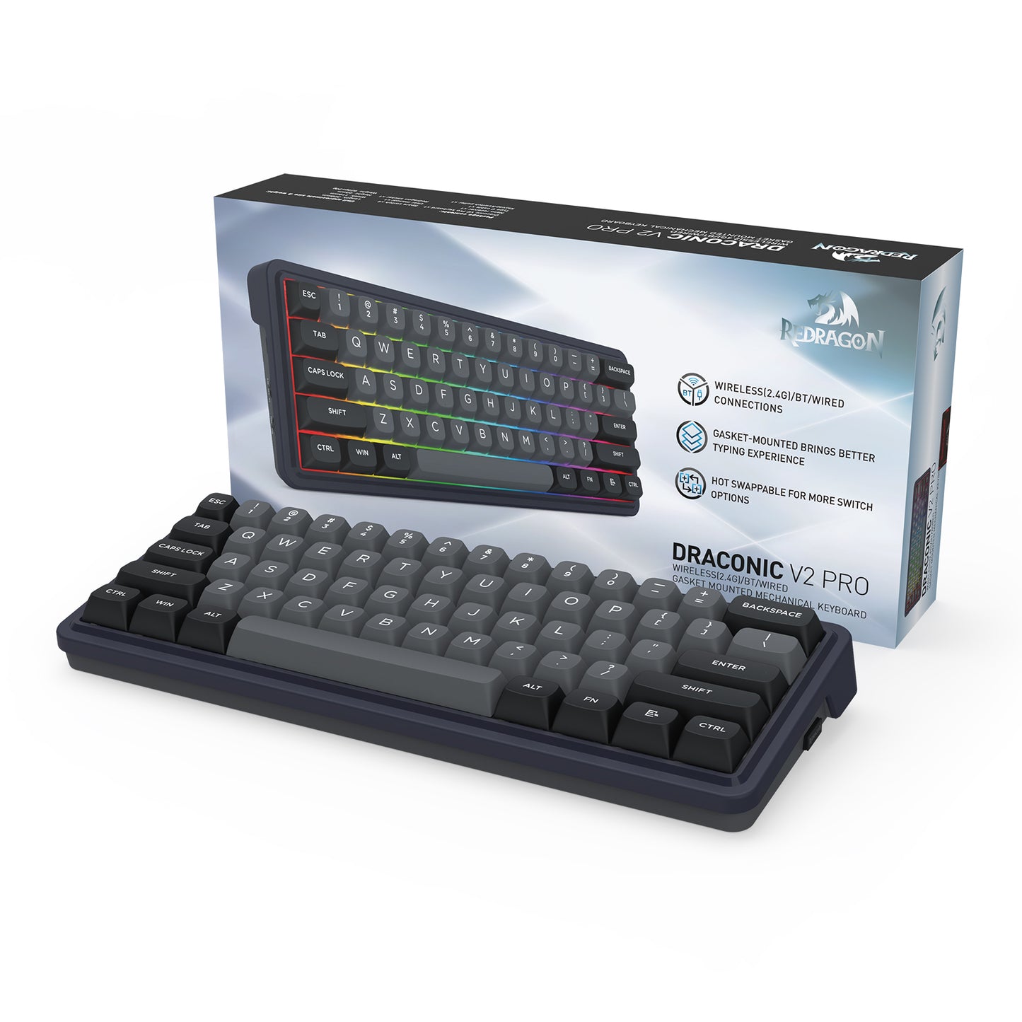 Klawiatura mechaniczna K730GB-RGB-PRO Draconic V2