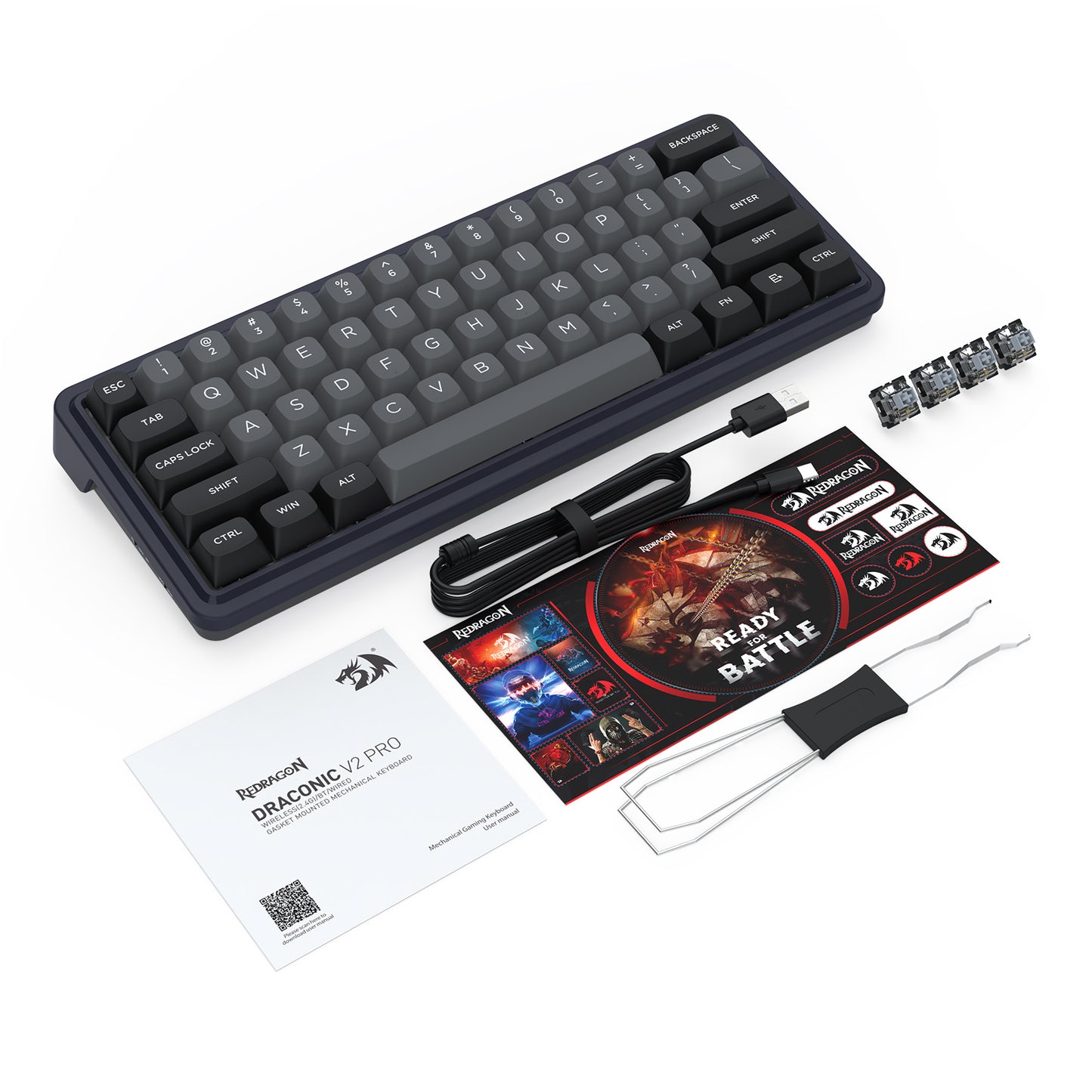 Klawiatura mechaniczna K730GB-RGB-PRO Draconic V2