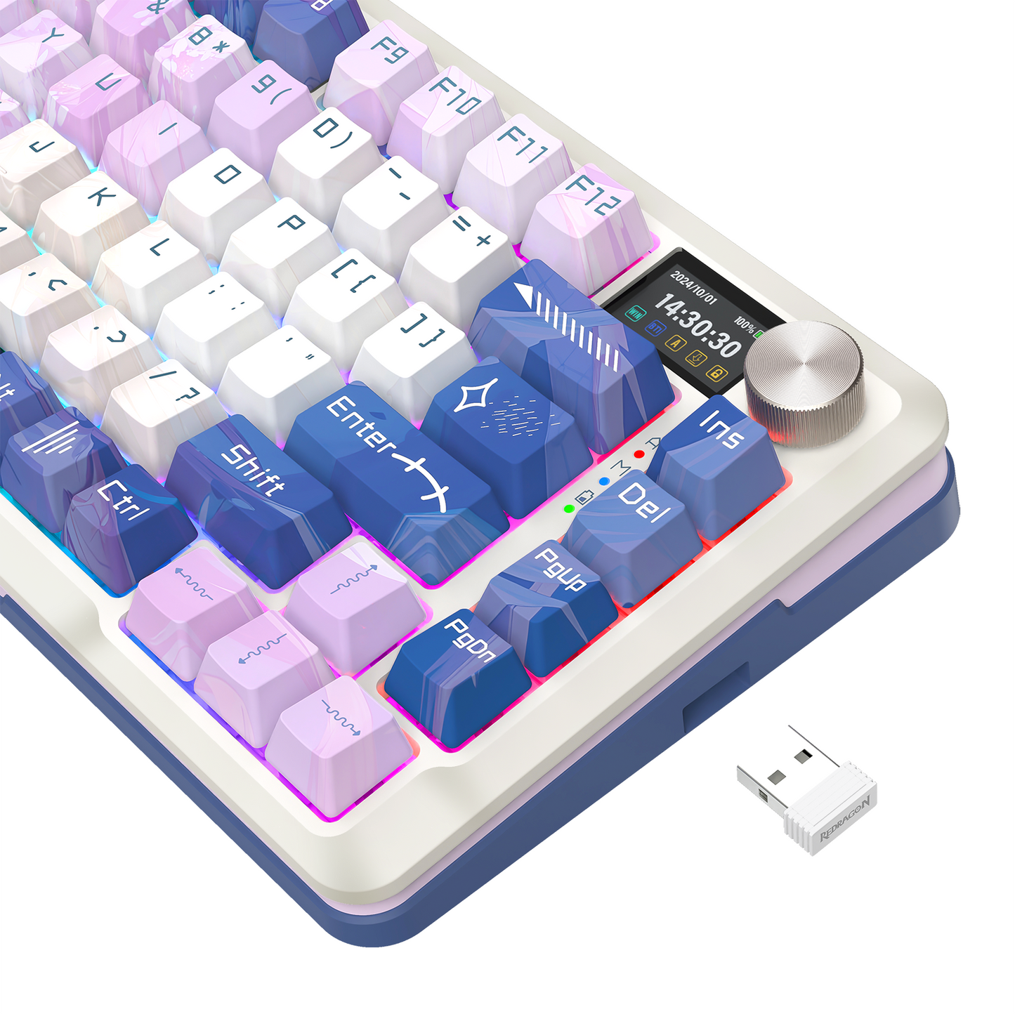 Klawiatura mechaniczna Klawiatura Redragon K708AK-RGB-PRO