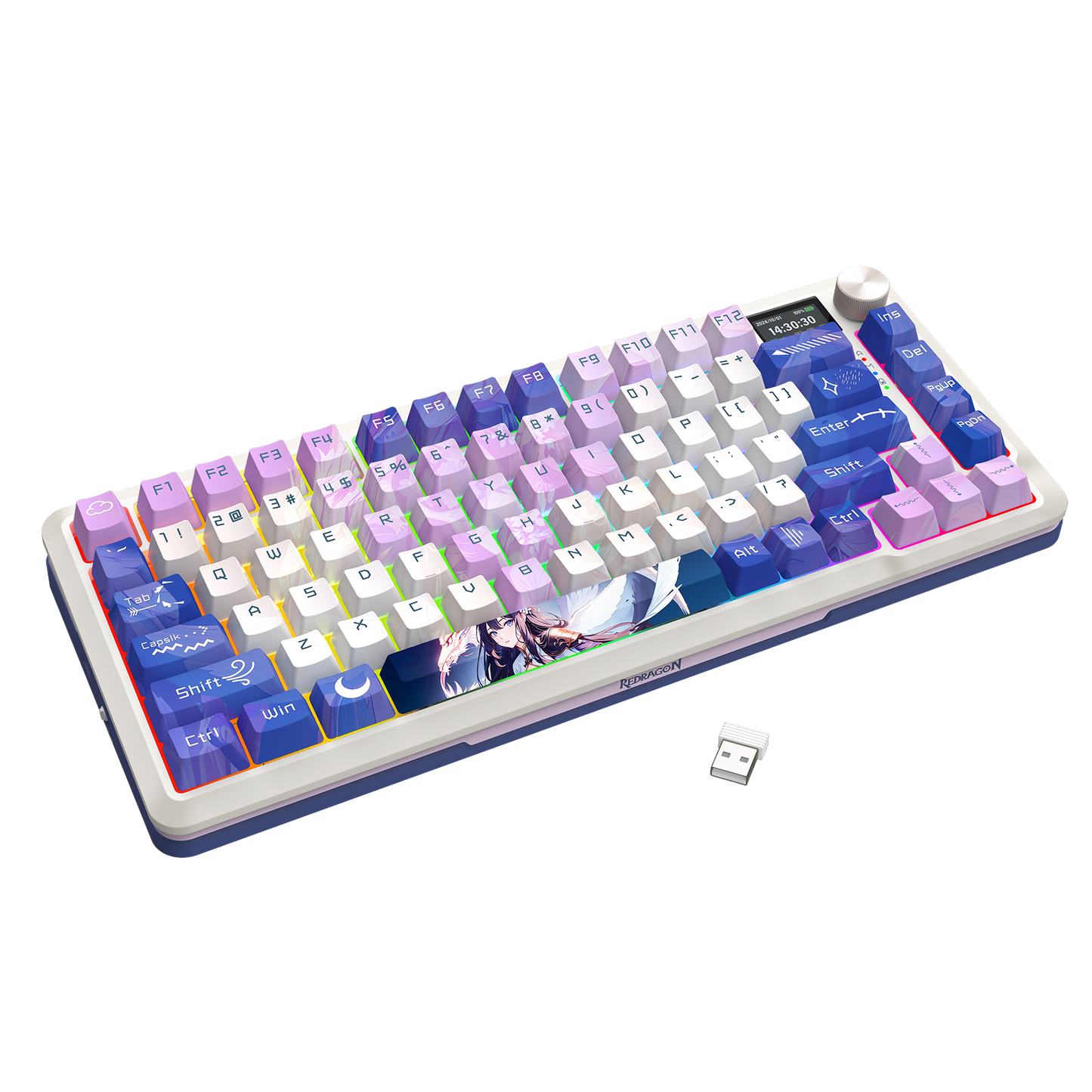 Klawiatura mechaniczna Klawiatura Redragon K708AK-RGB-PRO