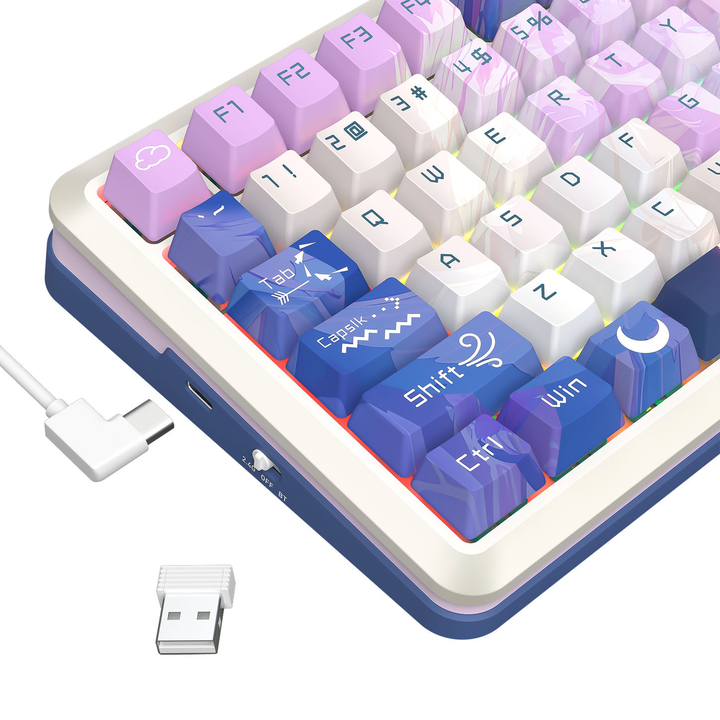 Klawiatura mechaniczna Klawiatura Redragon K708AK-RGB-PRO
