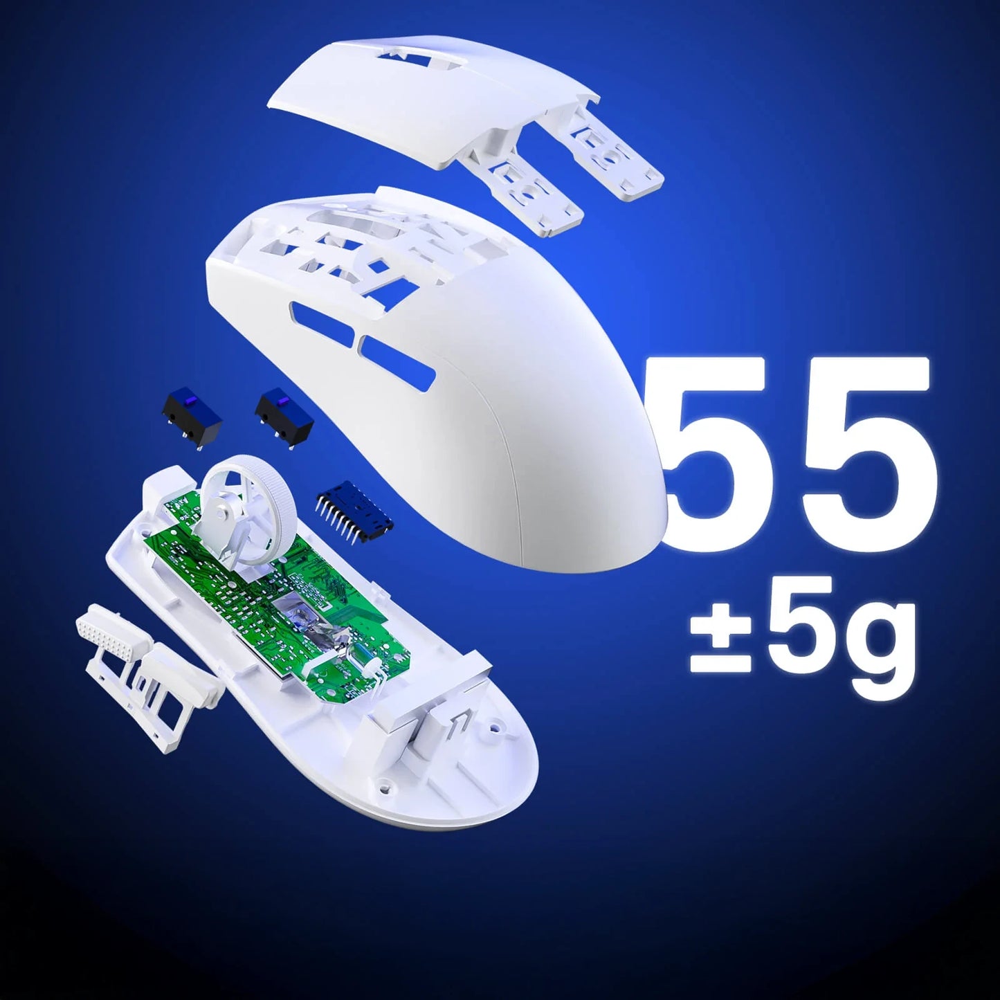 Myszka Redragon M918W - K1NG PRO MAX - Biały