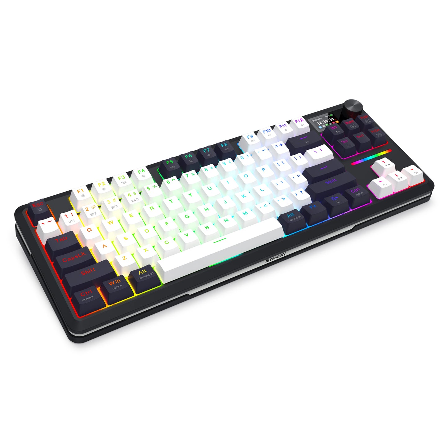 Klawiatura mechaniczna Redragon Wildslash LCD Pro K746WB-RGB-PRO