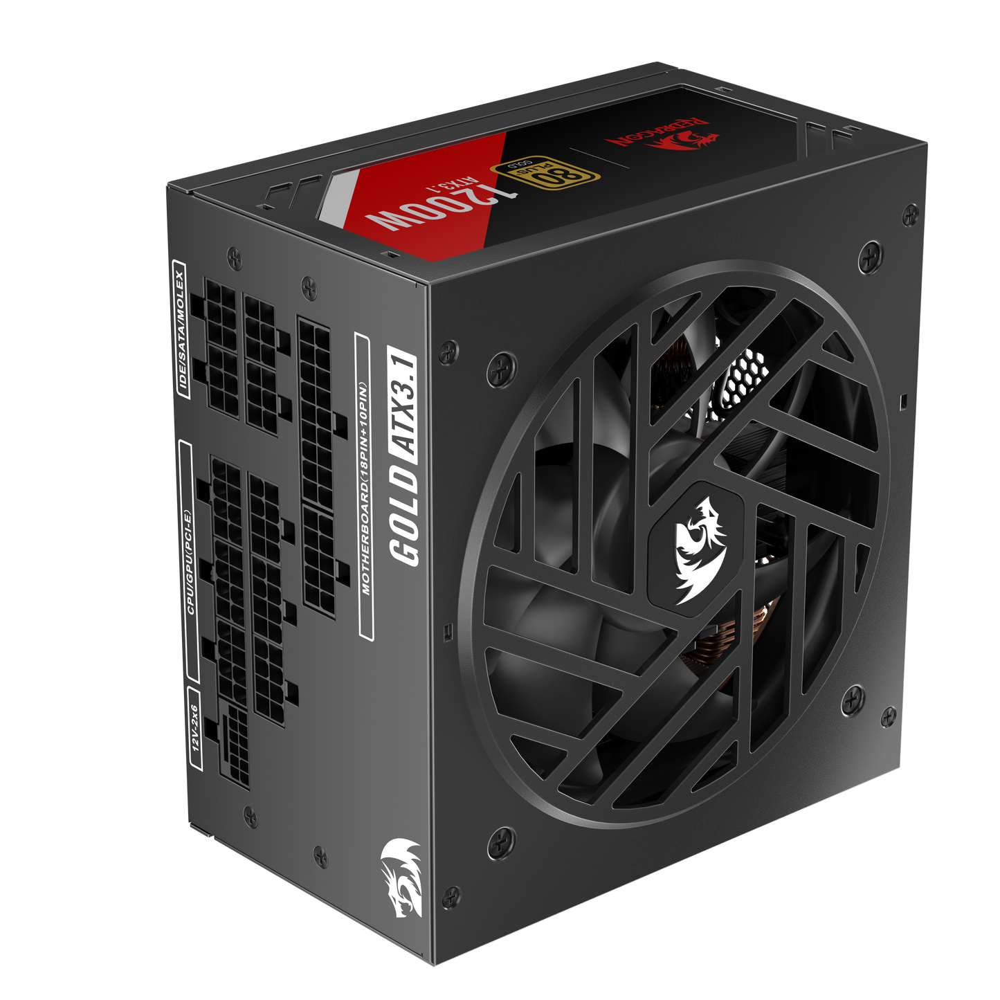 Zasilacz Redragon MASTER GC-MS05 1200W 80 Plus Gold ATX 3.1