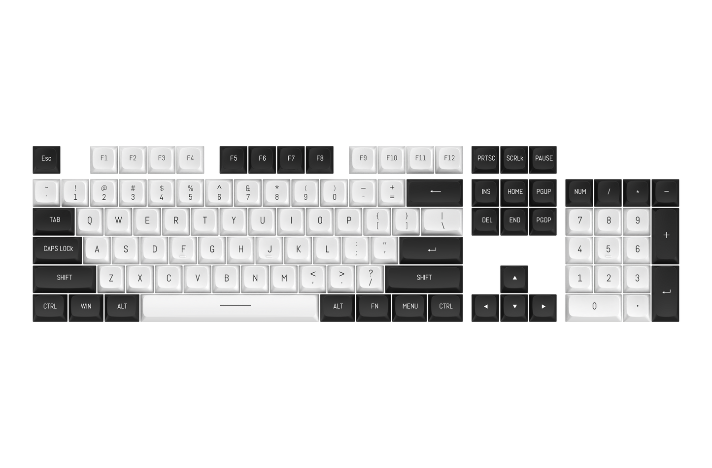 Nakładki na klawisze Redragon A132 PBT Doubleshot