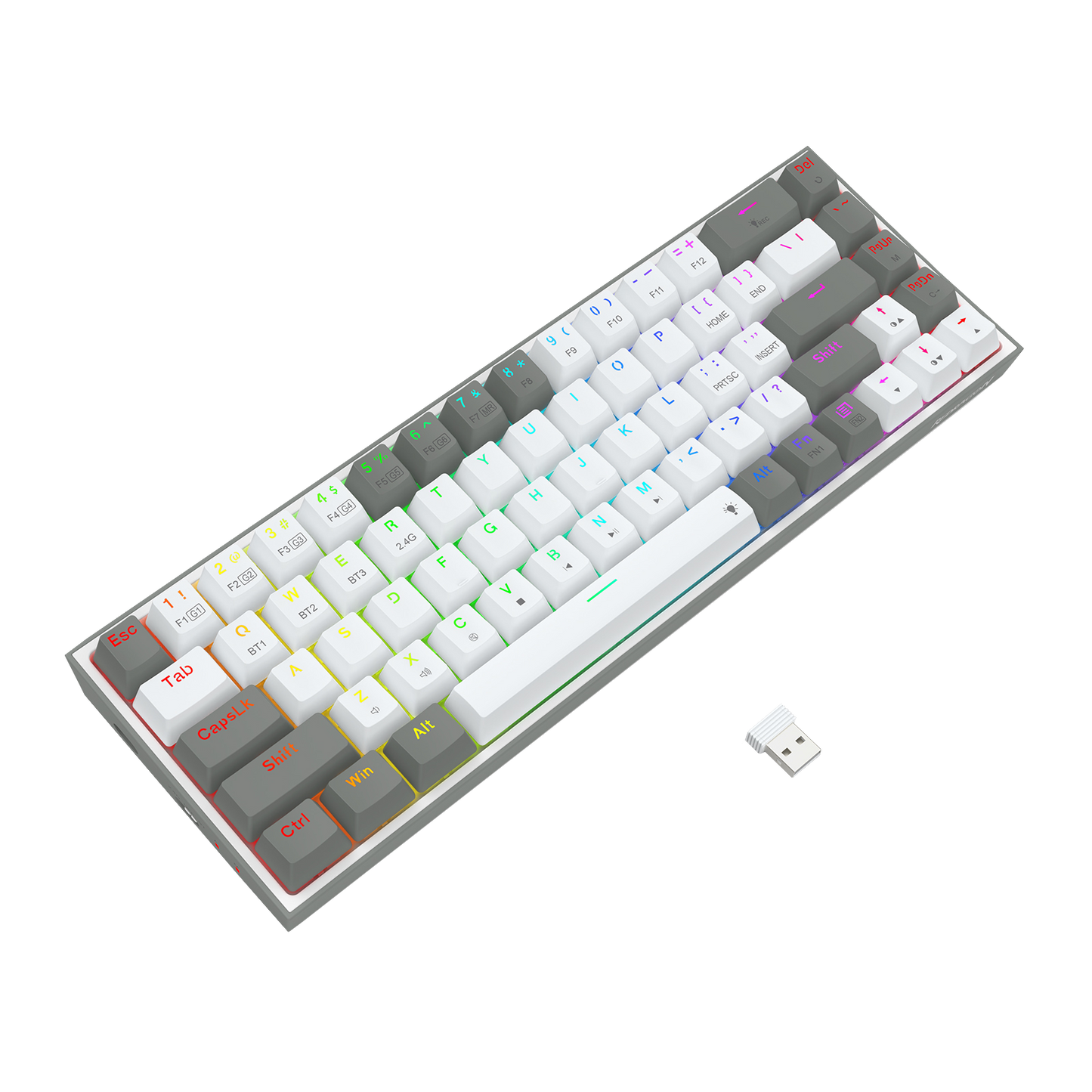 Klawiatura Redragon K631RGB-PRO-WG CASTOR
