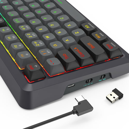 RGB z programowalnymi efektami świetlnymi oraz duża bateria