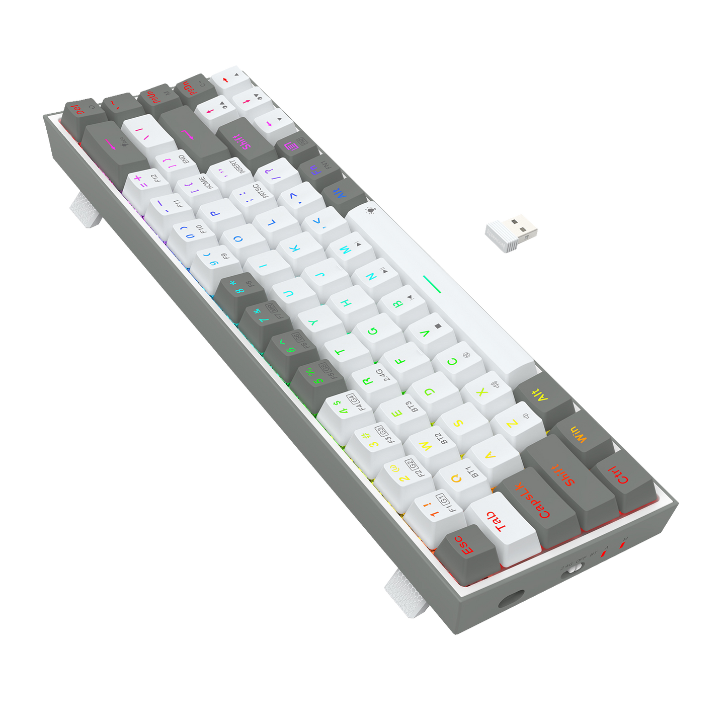 Klawiatura Redragon K631RGB-PRO-WG CASTOR