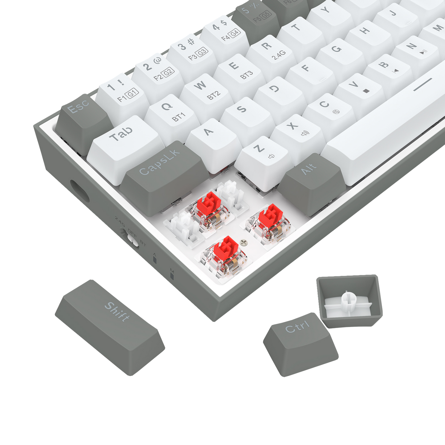 Klawiatura Redragon K631RGB-PRO-WG CASTOR