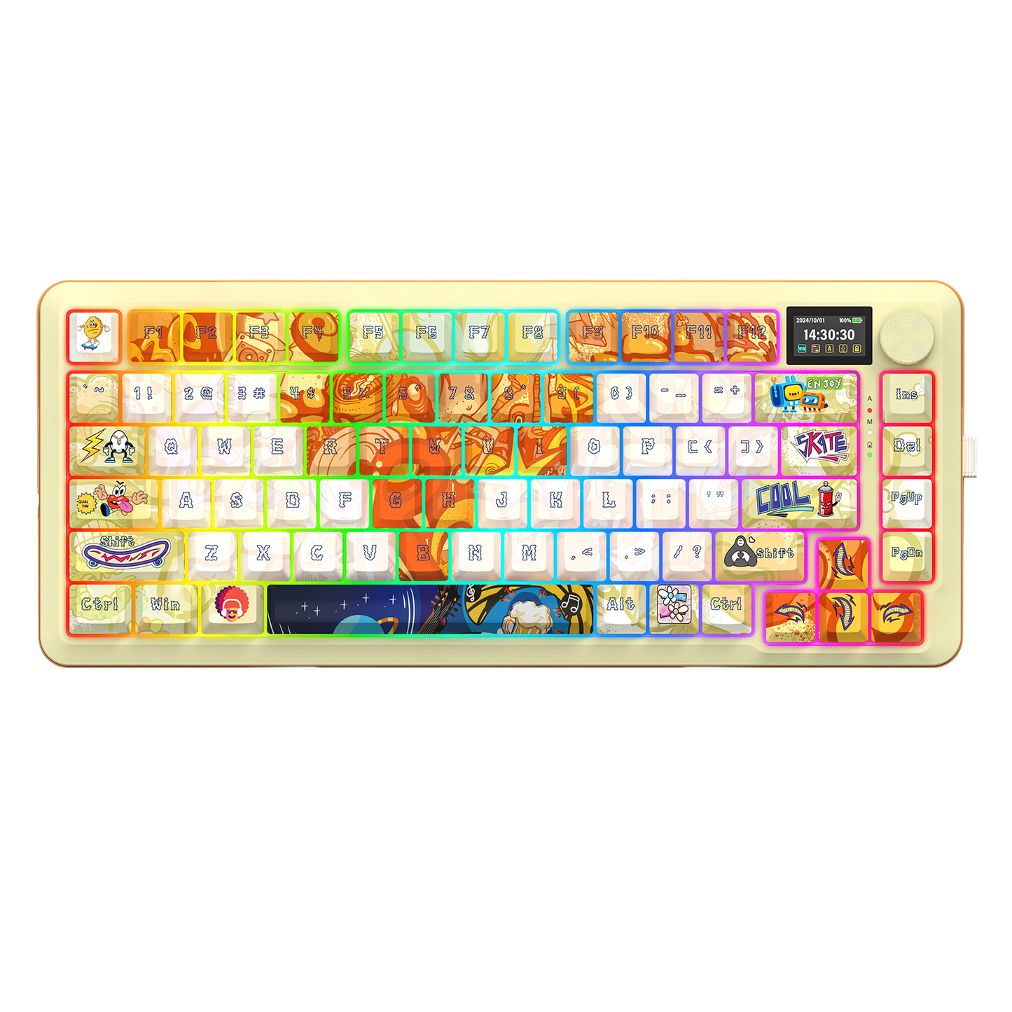Klawiatura Redragon K708GF-RGB-PRO Flekact PRO ART