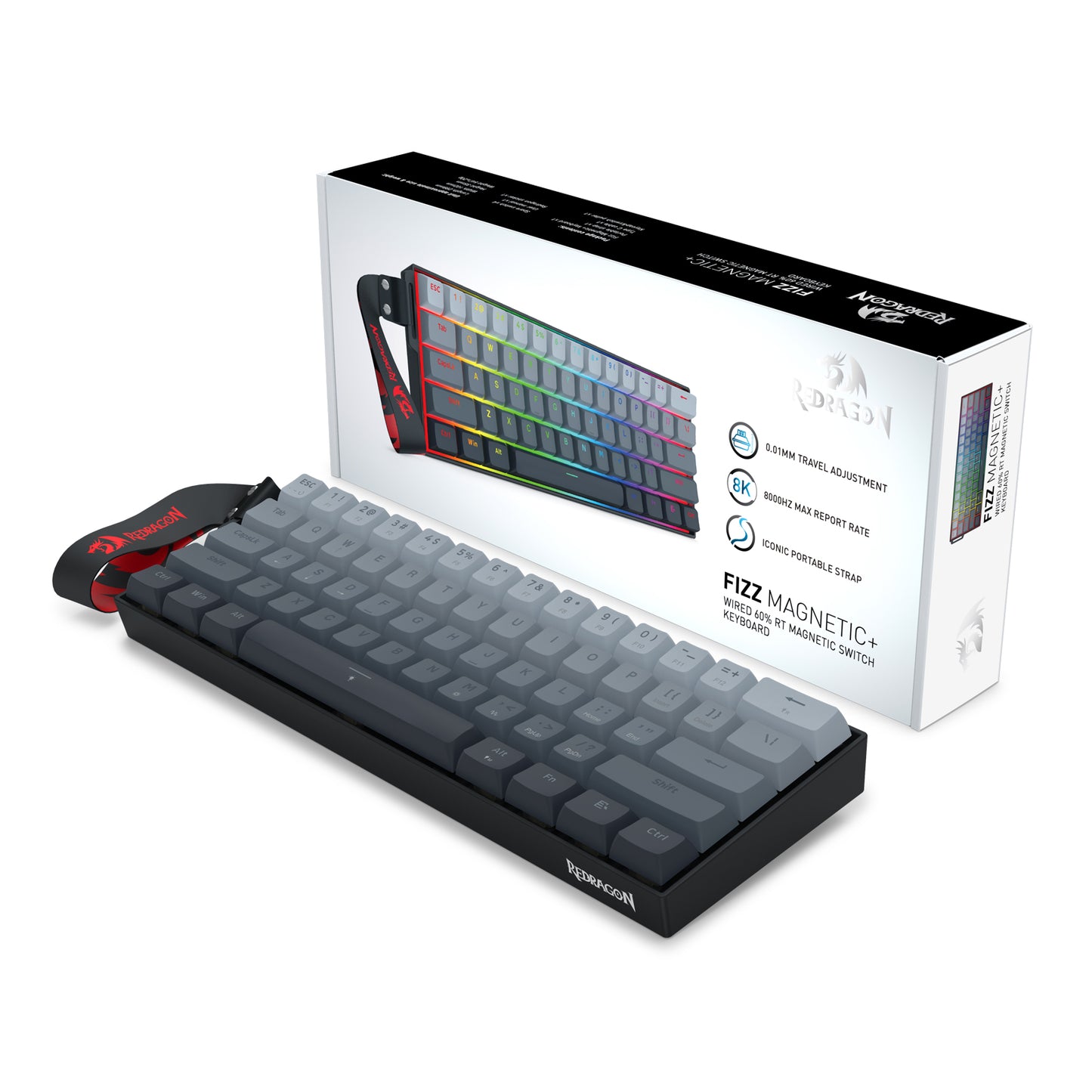 Klawiatura magnetyczna REDRAGON Fizz K617 Magnetic+