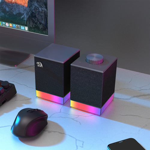 <h2>Redragon GLYPH GS517 – kompaktowy głośnik Bluetooth z potężnym brzmieniem stereo i podświetleniem RGB</h2>