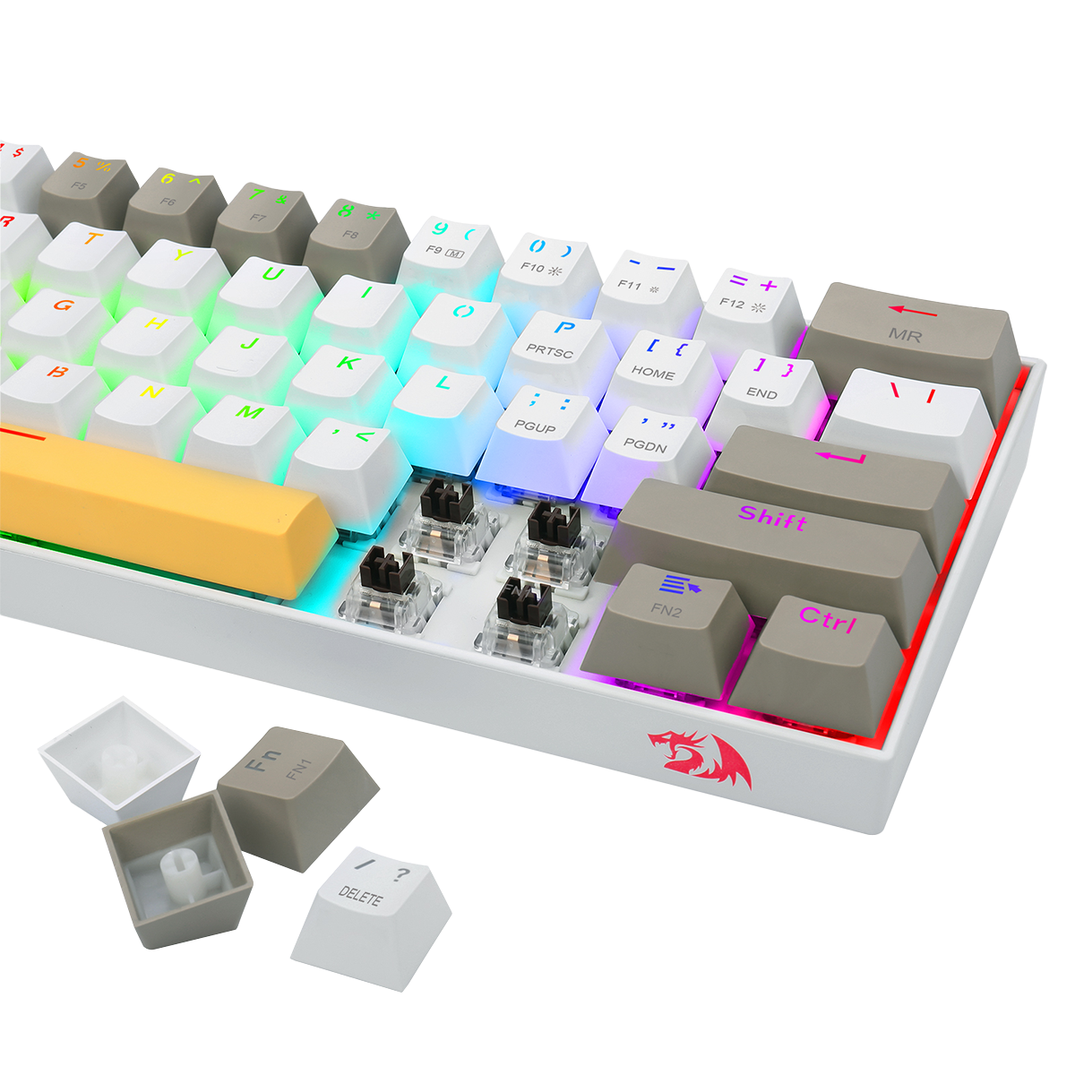 Klawiatura Redragon K530-YL&WT&GY-RGB-PRO Draconic Pro