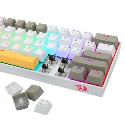 Klawiatura Redragon K530-YL&WT&GY-RGB-PRO Draconic Pro