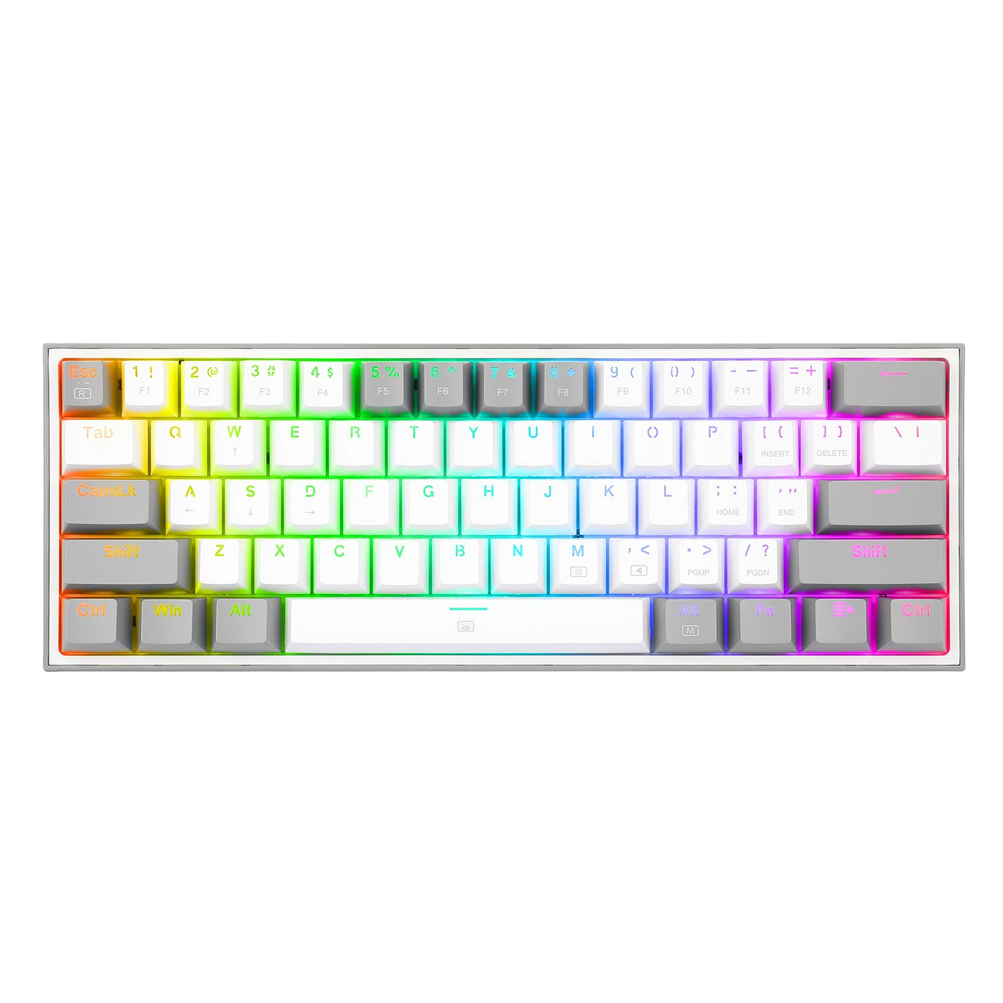 Klawiatura Redragon K617-RGB Fizz RGB White/Grey