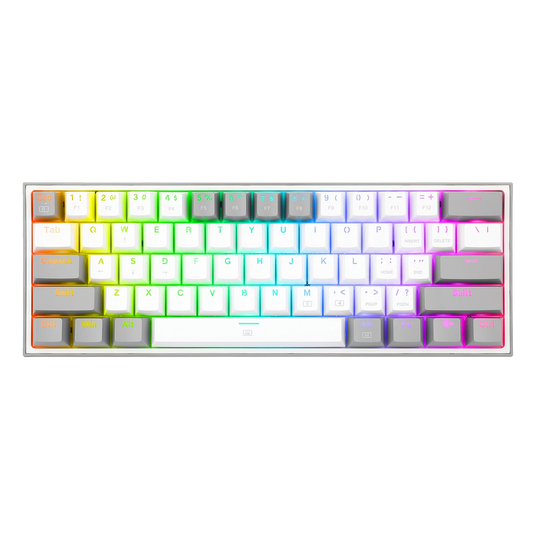 Klawiatura Redragon K617-RGB Fizz RGB White/Grey