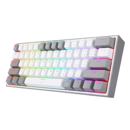 Klawiatura Redragon K617-RGB Fizz RGB White/Grey