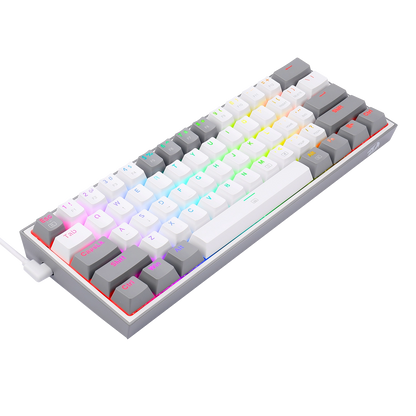 Klawiatura Redragon K617-RGB Fizz RGB White/Grey
