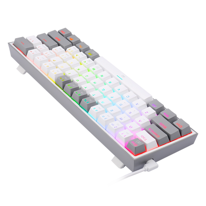 Klawiatura Redragon K617-RGB Fizz RGB White/Grey