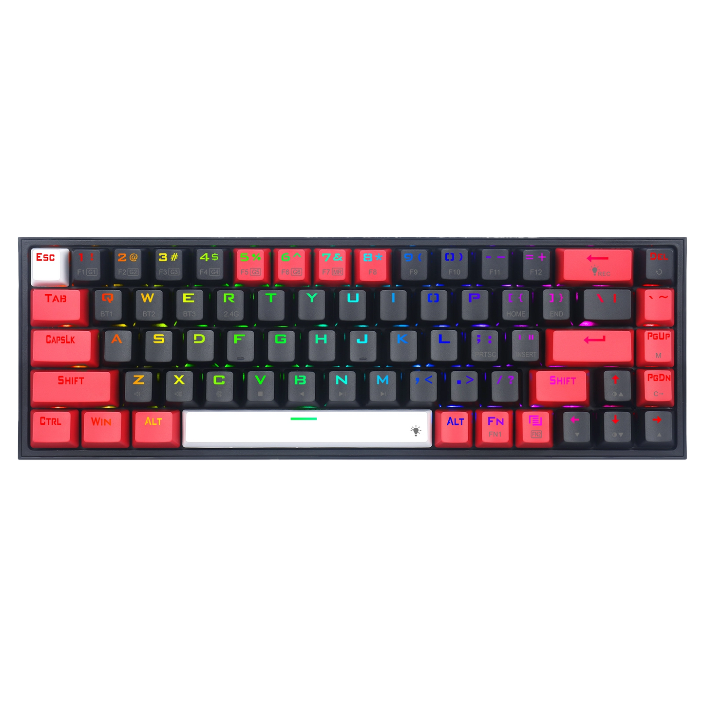 Klawiatura Redragon K631RGB-PRO-BRW Castor