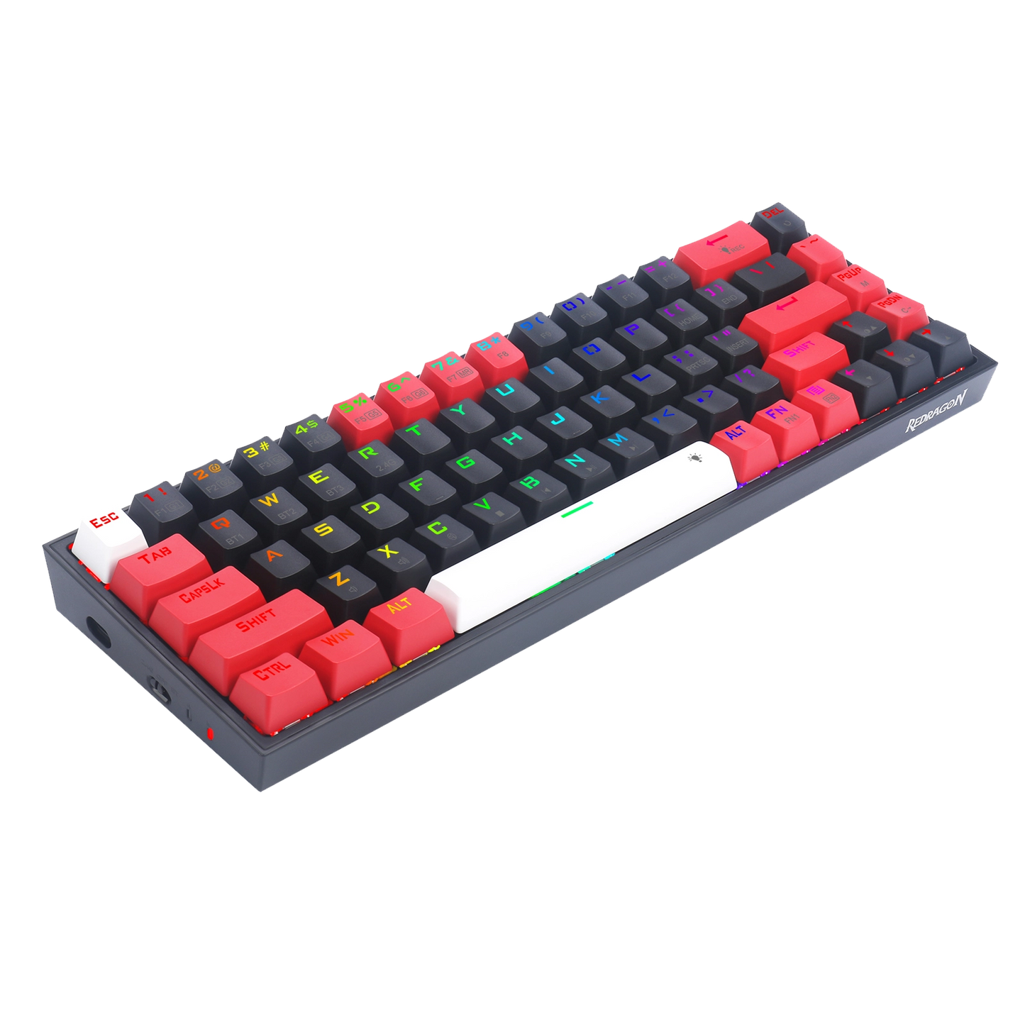 Klawiatura Redragon K631RGB-PRO-BRW Castor