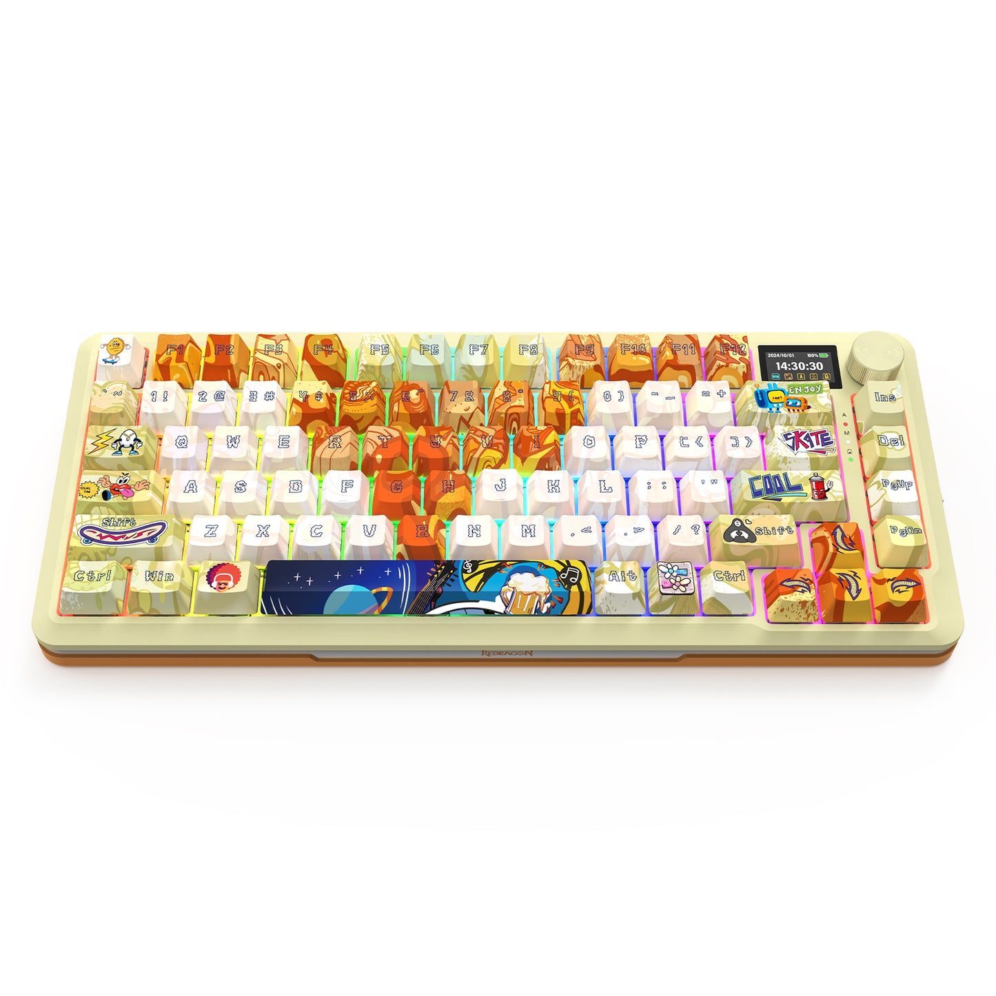 Klawiatura Redragon K708GF-RGB-PRO Flekact PRO ART