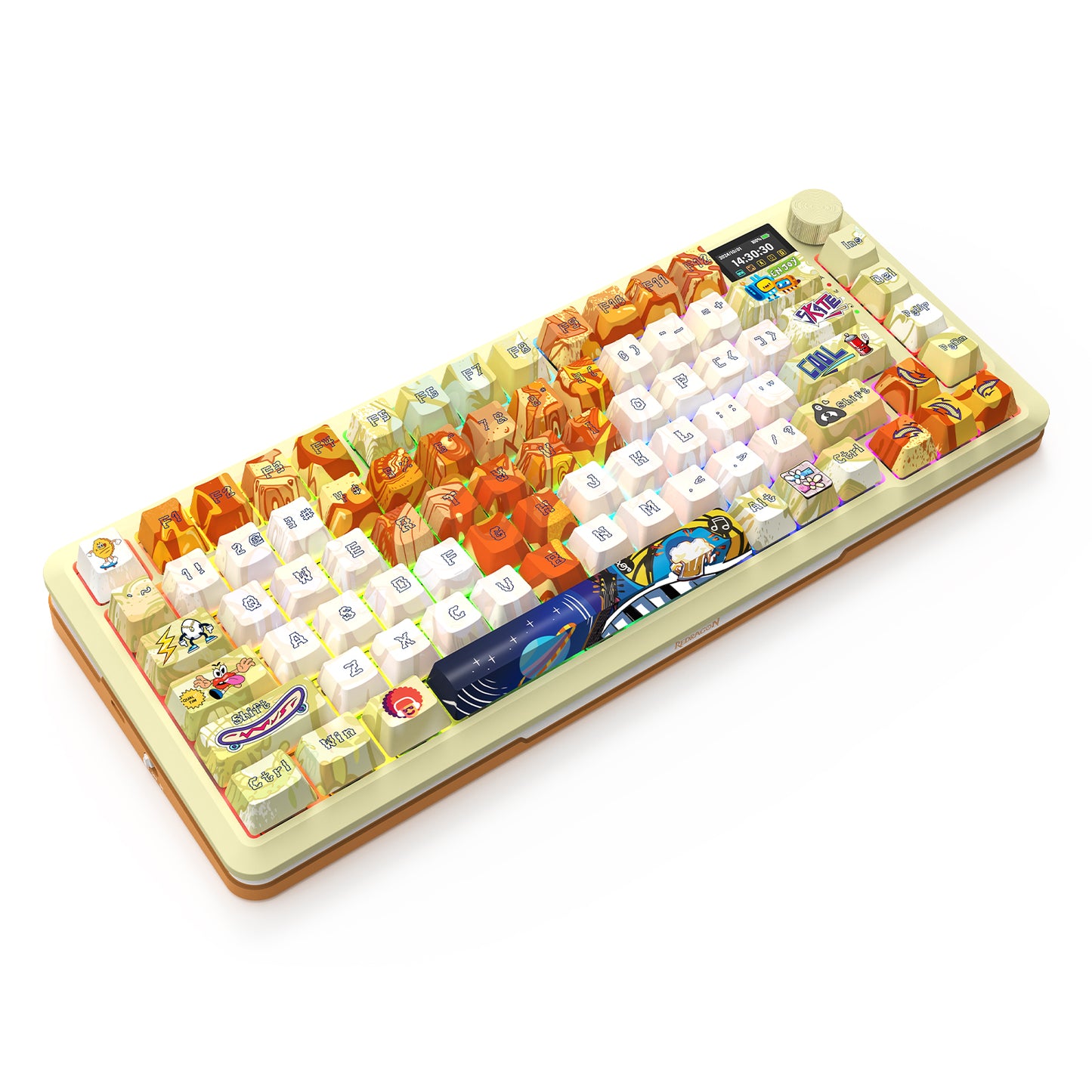 Klawiatura Redragon K708GF-RGB-PRO Flekact PRO ART