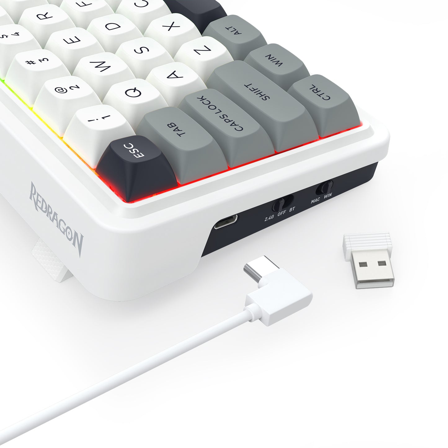 Klawiatura mechaniczna Redragon K730WGP-RGB-PRO Draconic V2