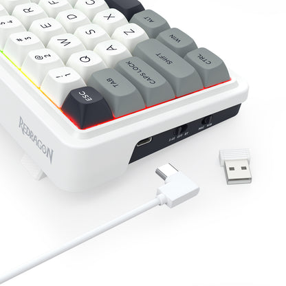 Klawiatura mechaniczna Redragon K730WGP-RGB-PRO Draconic V2