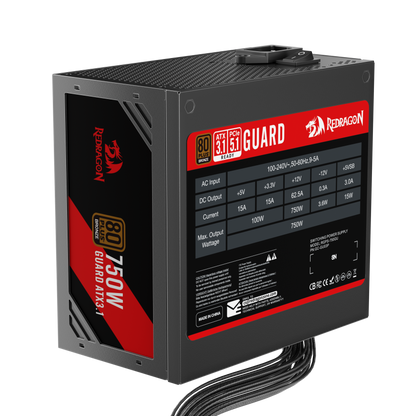 Zasilacz Redragon Guard GC-GU03P 750W 80 Plus Bronze ATX3.1